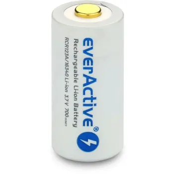 Akumulatorek 16340 / R-CR123 3,7V everActive 700mAh (1 szt.) z zabezpieczeniem