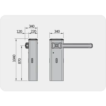 Szlaban BFT GIOTTO BT B ULTRA36 z ramieniem 6m