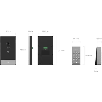 Inteligentny wideodomofon Ezviz TP7 3MP