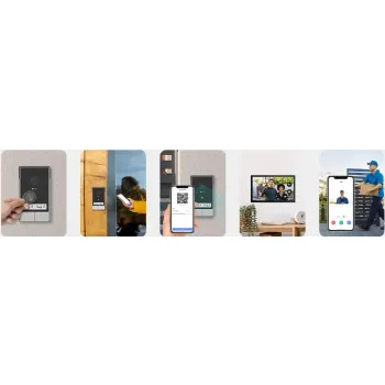 Zestaw wideodomofonowy EZVIZ HP7 z dwoma panelami bramowymi