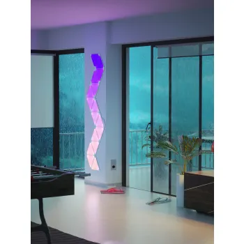 INTELIGENTNE PANELE LED Aurora Nanoleaf Light Panels Smarter Kit WI-FI (Zestaw 9 paneli)