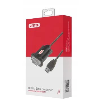 Adapter Unitek Y-105 przejściówka USB na RS-232