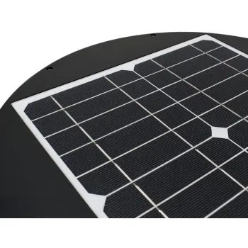 SOLARNA OPRAWA PARKOWA LED SOLUM 20W 2200LM 3000-4000K IP65 CZARNA
