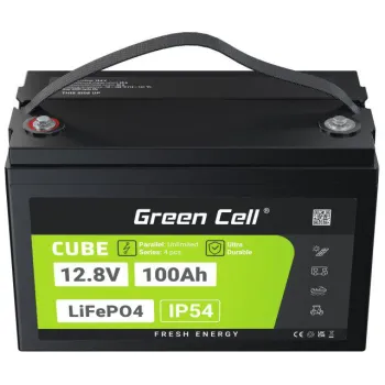 AKUMULATOR LITOWO-ŻELAZOWO-FOSFORANOWY LiFePO4 Green Cell Cube 12.8V 100Ah LFPGC12V100AH