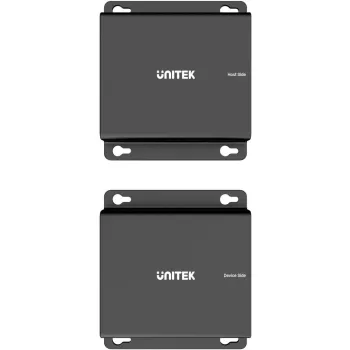 Unitek Przedłużacz USB-C na 4× USB-A przez Ethernet, zasięg do 150 m 480Mbps