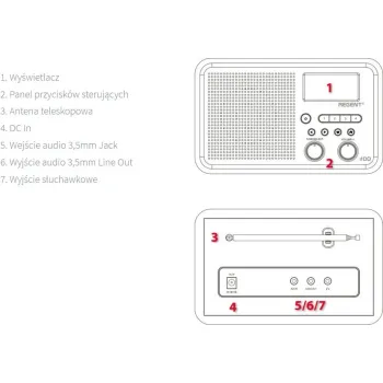 Radio internetowe Ferguson REGENT i100 DAB/FM/BLUETOOTH