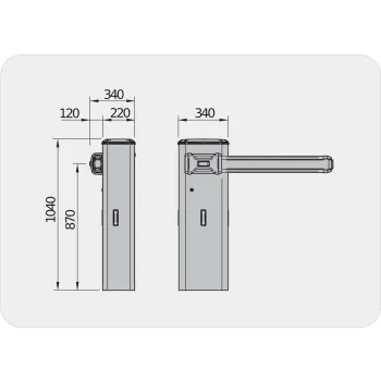 Szlaban BFT GIOTTO BT B ULTRA36 z ramieniem 6m