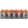 Szybkozłączka uniwersalna LINKA/DRUT 5x 0,2-4mm2 WAGO 221-415 (Paczka 25szt.)