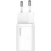 ŁADOWARKA SIECIOWA Baseus Super Si Quick Charger 1C CSUP-J02 30W 1x USB-C PD 3.0 QC 3.0 BIAŁA