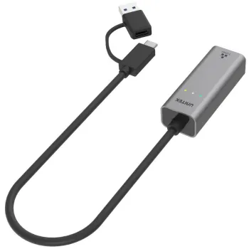 Adapter Unitek U1313C USB-A/C na RJ45 2.5G Ethernet