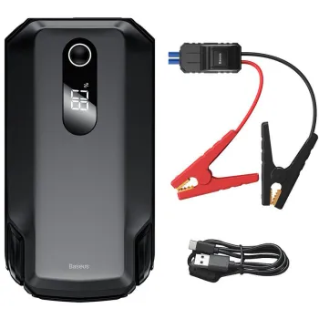POWERBANK BOOSTER Baseus Max Car Jump Starter CGNL020001 20000mAh 12V 2000A + KABLE KROKODYLKI