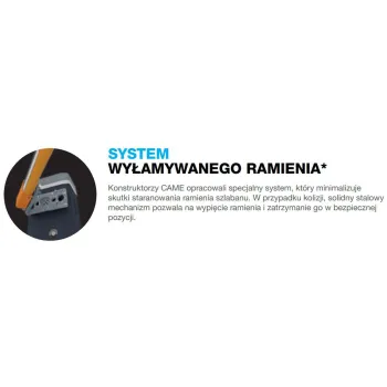 Szlaban CAME GARD GT8 - zestaw do 6 metrów
