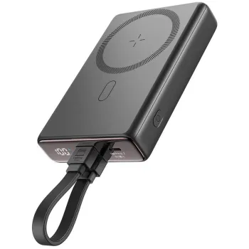 Powerbank Joyroom JR-PBM01 10000mAh 20W 1x USB-C 2x Lightning czarny + kabel