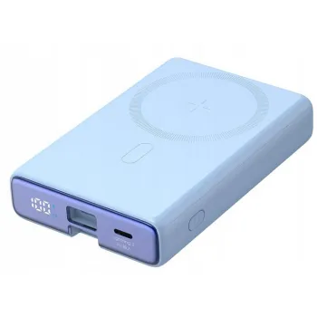 Powerbank Joyroom JR-PBM01 10000mAh 20W 1x USB-C 2x Lightning niebieski + kabel