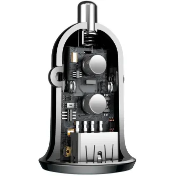 ŁADOWARKA SAMOCHODOWA Baseus Grain Pro CCALLP-01 24W 4.8A 2x USB-A