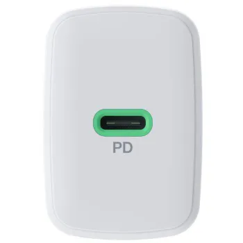 ŁADOWARKA SIECIOWA Greencell PowerSource Solo30 30W 1xUSB-C PD 3.0 QC 4.0+ biała