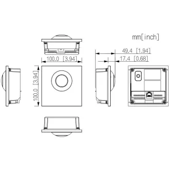 Moduł kamery Dahua VTO4202F-P-S3