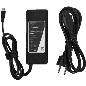 ZASILACZ ŁADOWARKA DO LAPTOPA UNIWERSALNA APPLE Green Cell PRO AD139P 20V 4,5A 90W USB-C