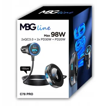 ROZDZIELACZ GNIAZDA ZAPALNICZKI ŁADOWARKA USB PD C78 Pro