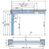 Brama garażowa segmentowa Renomatic/Hormann z napędem Supramatic E i szyną FS10-K - przetłoczenia M Planar. Wymiar 5000x2250mm.