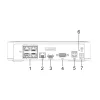 Rejestrator IP Hilook by Hikvision 4 kanały 4MP NVR-4CH-H/4P biały