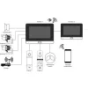 Wideodomofon REVIZOOM RM-T471HD WHITE/RC-411HD-C