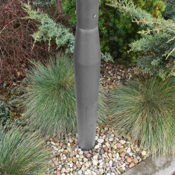 Słup oświetleniowy BEMKO składany 3 m 160×160 mm fi 60 mm szary
