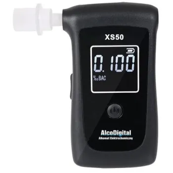Alkomat AlcoDigital XS50, ustniki, 2 lata gwarancji