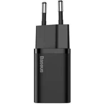 ŁADOWARKA SIECIOWA Baseus Super Si Quick Charger 1C CCSUP-J01 30W 1x USB-C PD 3.0 QC 3.0 CZARNA