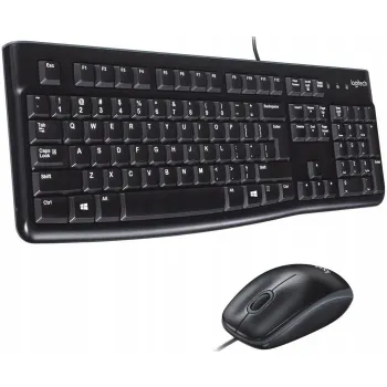 Zestaw przewodowy Logitech MK120 Czarny