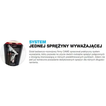 Szlaban CAME GARD GT8 - zestaw do 6 metrów