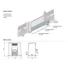Zestaw Somfy Elixo 500 230V RTS Comfort Pack+ (1216450) do bram przesuwnych