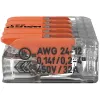 Szybkozłączka uniwersalna LINKA/DRUT 5x 0,2-4mm2 WAGO 221-415 (Paczka 25szt.)