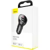 ŁADOWARKA SAMOCHODOWA Baseus Digital Display CCBX-0G 24W 4.8A 2x USB-A CZARNA