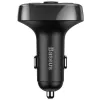 TRANSMITER FM ŁADOWARKA SAMOCHODOWA Baseus Enjoy S-09A 3.4A 2x USB-A microSD BT 4.2