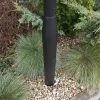 Słup oświetleniowy BEMKO składany 3 m 160×160 mm fi 60 mm czarny