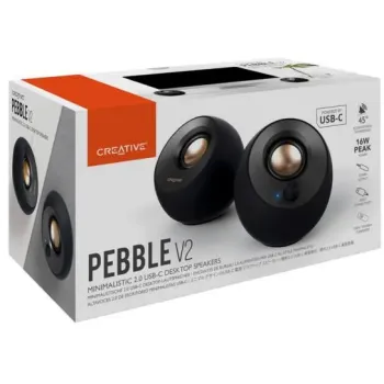 Głośniki komputerowe Creative Pebble V2 USB-C Czarny