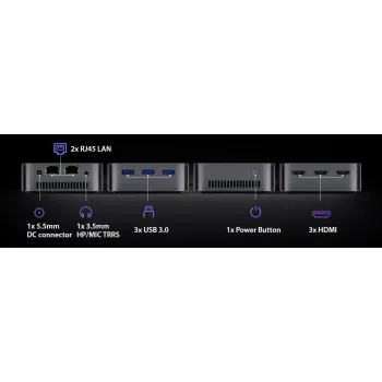 Mini PC Blackview MP80 N5095 16GB 1TB-SSD W11 Home