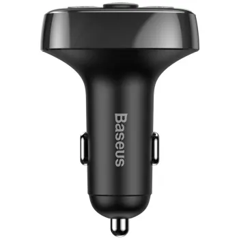 TRANSMITER FM ŁADOWARKA SAMOCHODOWA Baseus Enjoy S-09A 3.4A 2x USB-A microSD BT 4.2