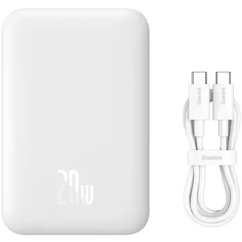 Powerbank Baseus Magnetic Mini Air PPCXM06A 6000mAh MagSafe 15W PD QC 20W USB-C + kabel