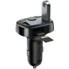 TRANSMITER FM ŁADOWARKA SAMOCHODOWA Baseus Enjoy S-09A 3.4A 2x USB-A microSD BT 4.2