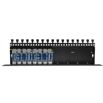 8-kanałowy panel zabezpieczający serii PRO z podwyższoną ochroną przepięciową POE EWIMAR PTF-58R-PRO/PoE