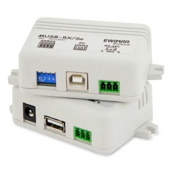 Adresowalny przedłużacz myszy USB z separowanym odbiornikiem EWIMAR MUSB-1/1/So v3.2