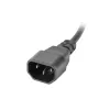 LISTWA ZASILAJĄCA RACK PDU 1U 10A 10X IEC C13 2M CZARNA C14 Lanberg