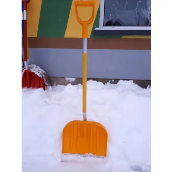 Łopata do śniegu Żółta trzon aluminiowy