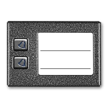 ACO CDN-2NP ST Podświetlany panel listy lokatorów z 2 przyciskami