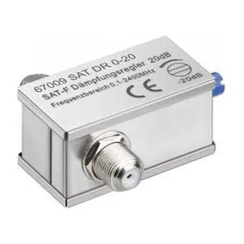 Tłumik kątowy regulowany SAT/DVB-T 0-20dB 5-2400Mhz