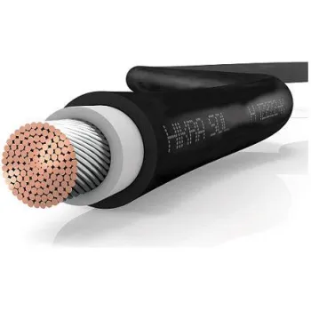 Przewód kabel solarny 4mm2 HIS, HIKRA (H1Z2Z2-K) CZARNY 1m