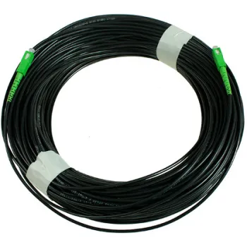 PATCHCORD ŚWIATŁOWODOWY SM 120M SIMPLEX 9/125 SC/APC-SC/APC zewn