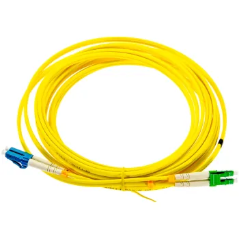 PATCHCORD ŚWIATŁOWODOWY SM 2M DUPLEX 9/125, LC/APC-LC/UPC 3.0MM